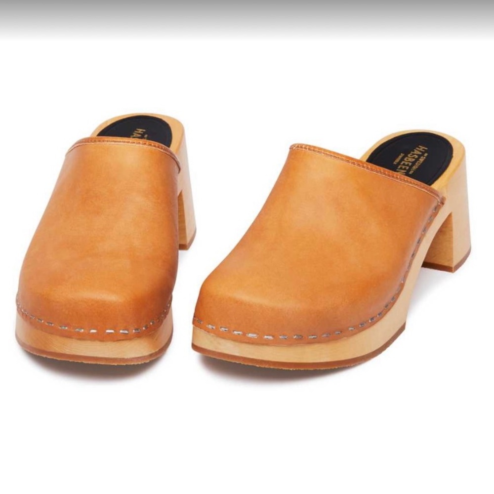 New in box Swedish Hasbeens Nature Clog size 9